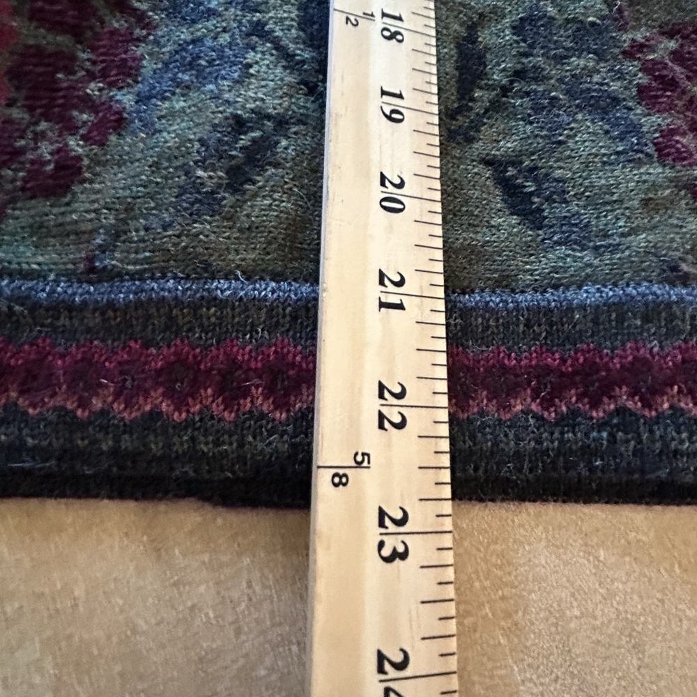 CozyVintage Floral Knit Cardigan - Multi-Color - Picture 10 of 10